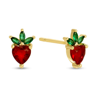 Strawberry Studs on Velvet Tag - Rise and Redemption