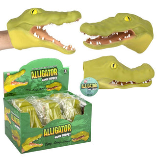 Stretchy Alligator Hand Puppet 6" LLB Puppets - Rise and Redemption