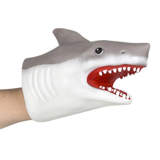 Stretchy Shark Hand Puppet 6" LLB kids toys - Rise and Redemption