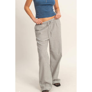 Striped Wide Leg Pants - Rise and Redemption