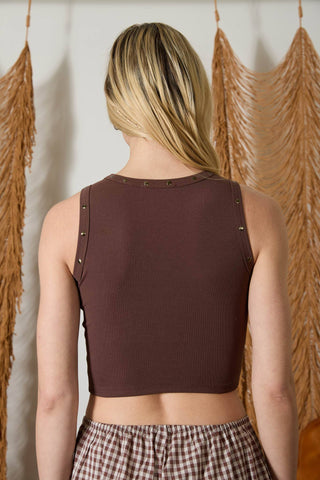 Studded Western Crop - Rise and Redemption