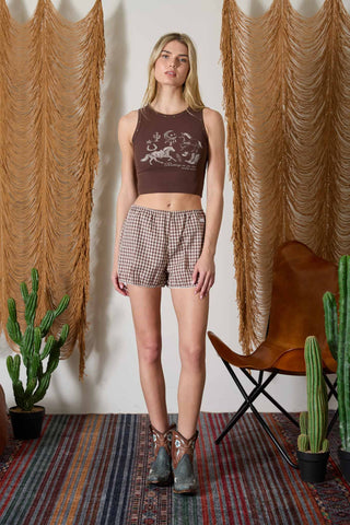 Studded Western Crop - Rise and Redemption