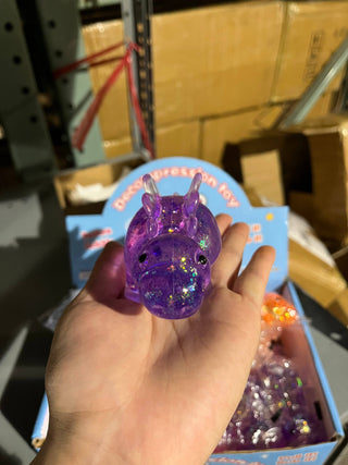 Sugar Squeeze Glitter Stegosaurus Toy | A026 - Rise and Redemption