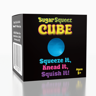 SugarSqueez Cube Large Size Squishy Fidget Sugar Stress Ball (1pc) Color Ships Assorted - Rise and Redemption