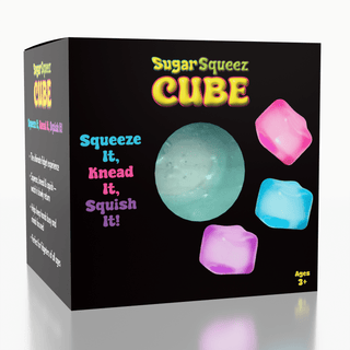 SugarSqueez Cube Mini Size Squishy Fidget Sugar Stress Ball (1pc) Color Ships Assorted - Rise and Redemption