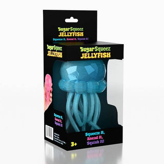 SugarSqueez Squishies® Maltose Jellyfish Glitter Fidget Stress Ball (1pc) Assorted Colors - Rise and Redemption
