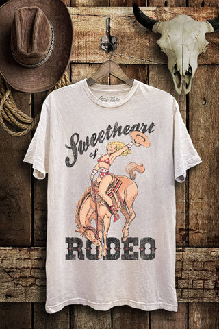 Sweetheart Of Rodeo Cowgirl Graphic Top - Rise and Redemption