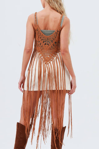 Tassel Fringe Crochet Tops: Bold Styling Cover - Up - Rise and Redemption