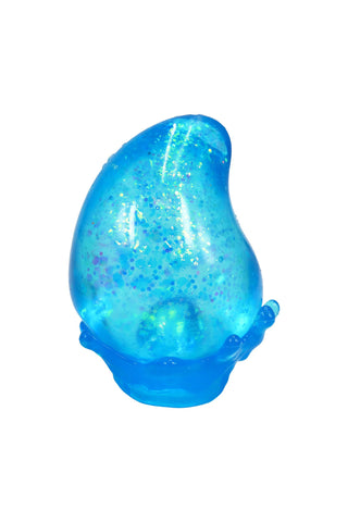 Tear Drop Glittery Maltose Putty Filled Squishy w/ Stand - Rise and Redemption