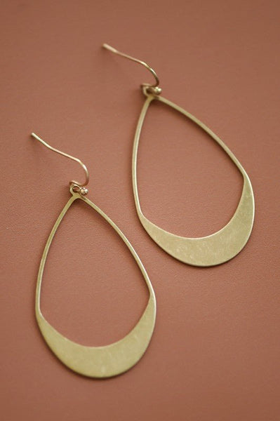 Tear Drop Metal Earrings - Rise and Redemption