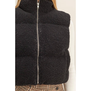 Teddy Fur Puffer Vest - Rise and Redemption