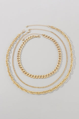 Three Chainz layered Necklace - Rise and Redemption