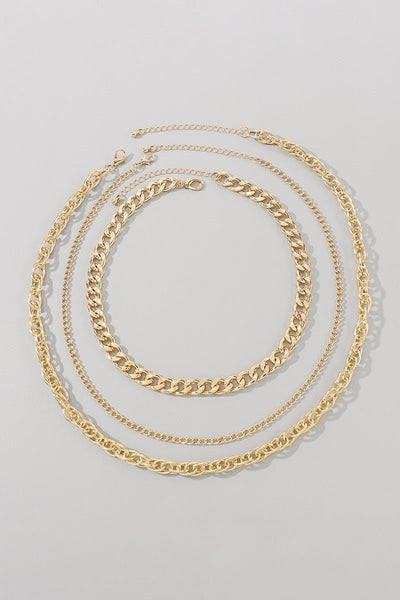 Three Chainz layered Necklace - Rise and Redemption