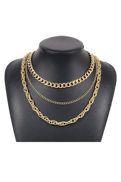 Three Chainz layered Necklace - Rise and Redemption