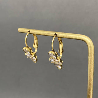 Three Geometric Zircons Earrings - Rise and Redemption