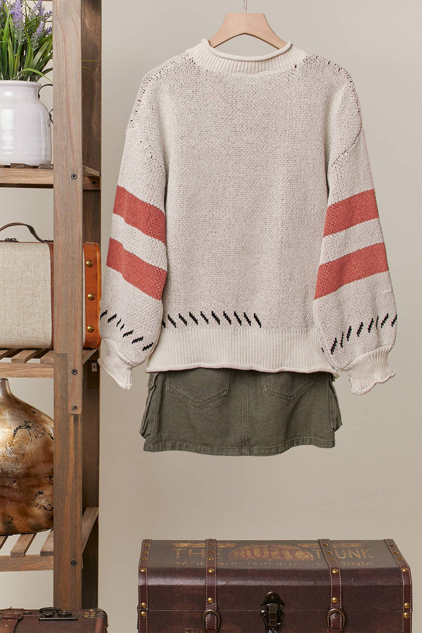 Tiger Round Neck Sweater - Rise and Redemption