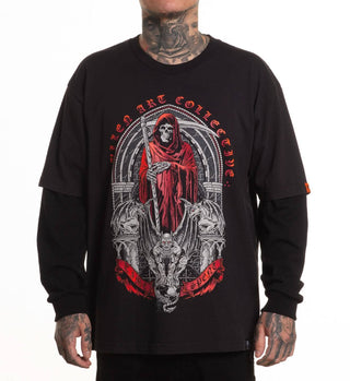 Time Spent Sullen Layered Tee - Rise and Redemption
