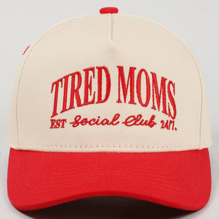 Tired Moms EST Social Club 24/7 Embroidery Cap - Rise and Redemption