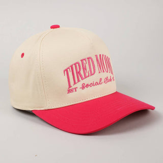 Tired Moms EST Social Club 24/7 Embroidery Cap - Rise and Redemption