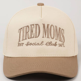 Tired Moms EST Social Club 24/7 Embroidery Cap - Rise and Redemption