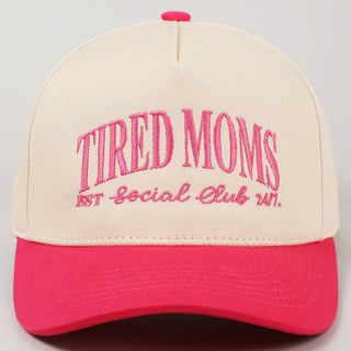 Tired Moms EST Social Club 24/7 Embroidery Cap - Rise and Redemption