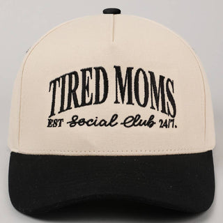 Tired Moms EST Social Club 24/7 Embroidery Cap - Rise and Redemption