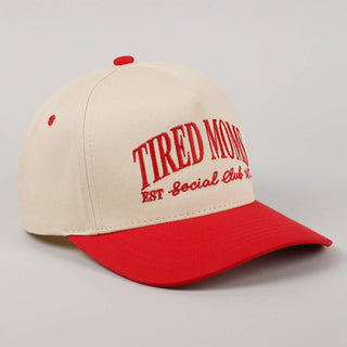 Tired Moms EST Social Club 24/7 Embroidery Cap - Rise and Redemption