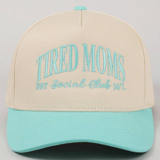 Tired Moms EST Social Club 24/7 Embroidery Cap - Rise and Redemption