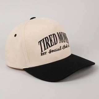 Tired Moms EST Social Club 24/7 Embroidery Cap - Rise and Redemption