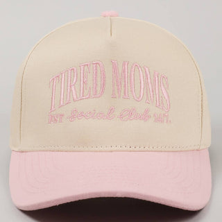 Tired Moms EST Social Club 24/7 Embroidery Cap - Rise and Redemption