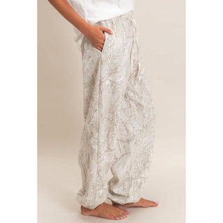 Tree Camouflage Print Jogger Pants - Rise and Redemption