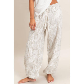 Tree Camouflage Print Jogger Pants - Rise and Redemption