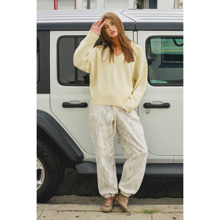 Tree Camouflage Print Jogger Pants - Rise and Redemption