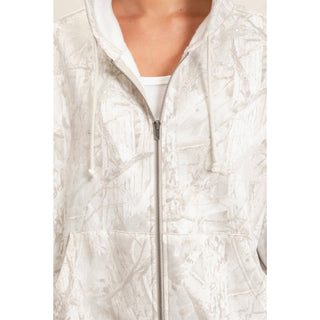 Tree Camouflage Zip-Up Hoodie - Rise and Redemption