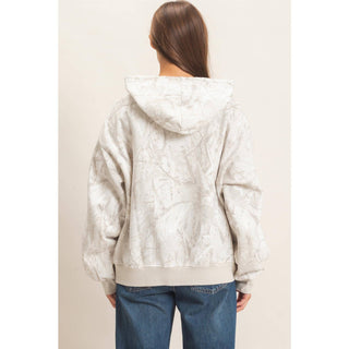 Tree Camouflage Zip-Up Hoodie - Rise and Redemption