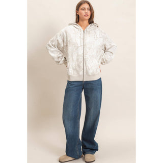 Tree Camouflage Zip-Up Hoodie - Rise and Redemption