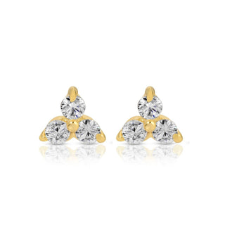 Triple Cluster Studs on Velvet Tag - Rise and Redemption