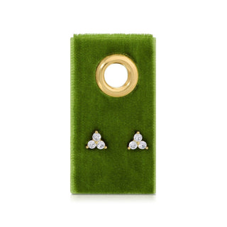 Triple Cluster Studs on Velvet Tag - Rise and Redemption