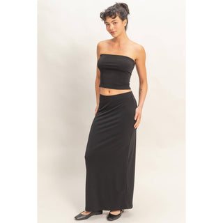Tube Top And Maxi Skirt Set - Rise and Redemption