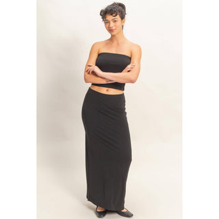 Tube Top And Maxi Skirt Set - Rise and Redemption