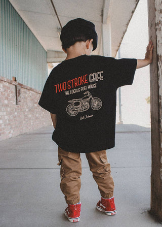 Two Stroke Cafe T-Shirt - Rise and Redemption