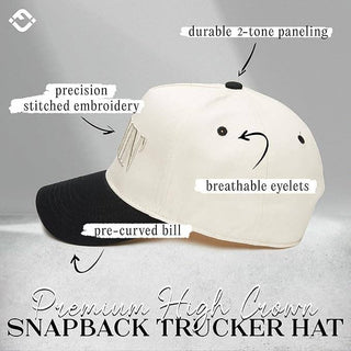 Two Tone Cap - Mommin' - Black/Beige - Rise and Redemption