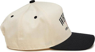 Two Tone Cap - Whiskey Bent Hell Bound - Black/Beige - Rise and Redemption