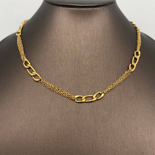 Two-tone Mixed Metal Chain Necklace - Rise and Redemption