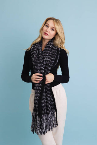 Ultra Soft Chenille Tassel Scarf - 6 Colors! - Rise and Redemption