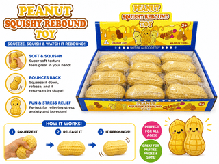 Ultra Squishy Peanut Stress Toy - Rise and Redemption