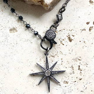 VB&CO Designs Black Starburst necklace - Rise and Redemption
