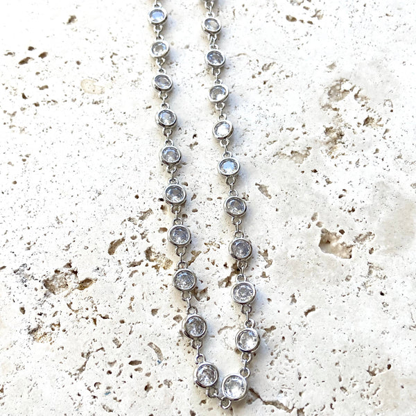 VB&CO Designs Crystal layering necklace - Rise and Redemption