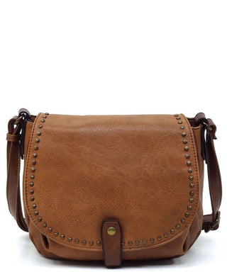 Vegan leather Rivet Crossbody - Rise and Redemption