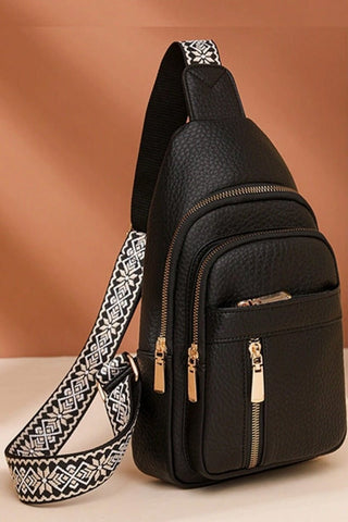 Vegan leather travel crossbody bag - Rise and Redemption